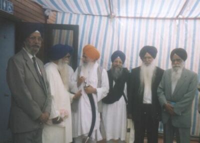 (S. Kirpal Singh Rai, Giani Pritam Singh, Jathedar Akal Takhat, Joginder Singh Bedanti, S. Gurbaksh Singh Gulshan, S. Mohinder Singh Chahal, Jaswant Singh Jagpal)