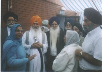 (Mrs Bawinder Kaur Chahal, S. B Balbir Singh Saini, Jathedar Akal Takhat, S. Joginder Singh Bedanti, S.Mohinder Singh Chahal, S.Meha)