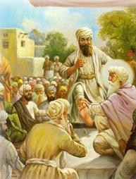 Datu kicking Guru Amar Das