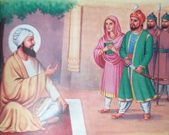 King Humayun meets the Guru