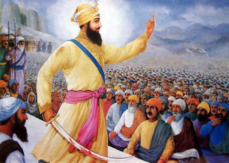 Guru Gobind Singh calling for a Head
