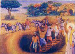 Guru Amardass commissioned the construction of a well
