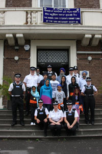 Essex
              Police attend the Gurmat Camp 2008